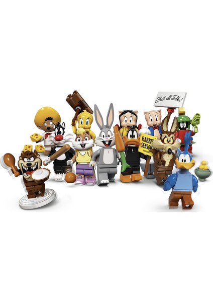 Minifigures 71030 Looney Tunes Series Tam Set 12 Adet Farklı Figür