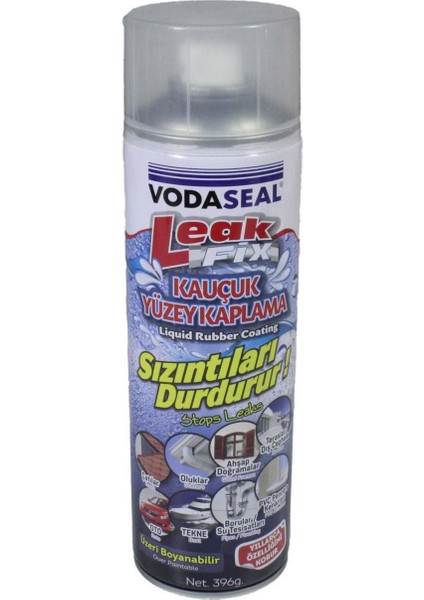 Leak Fix Su Sızdırmaz Sprey Beyaz 396 gr + Iran Yapıştırıcısı 25 gr Şeffaf