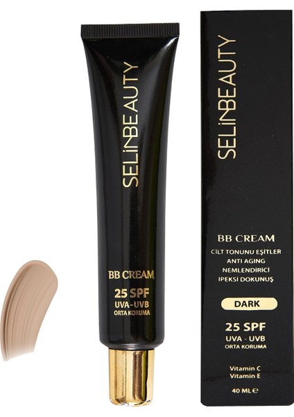Selin Beauty Bb Krem Dark 40 ml