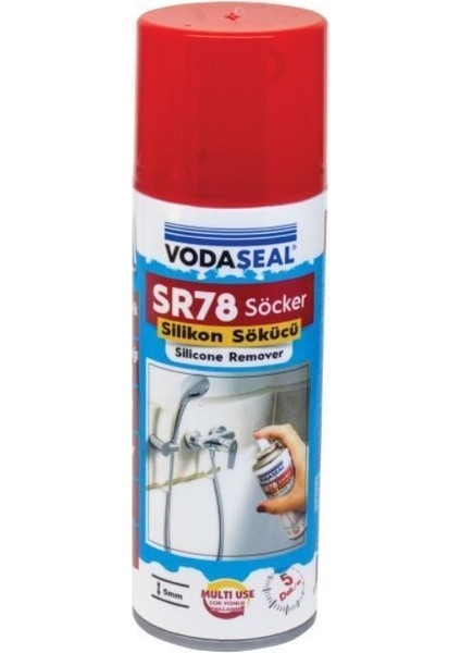 Leak Fix Su Sızdırmaz Sprey Şeffaf 396 gr + Silikon Boya Pas Sökücü SR78 200 ml