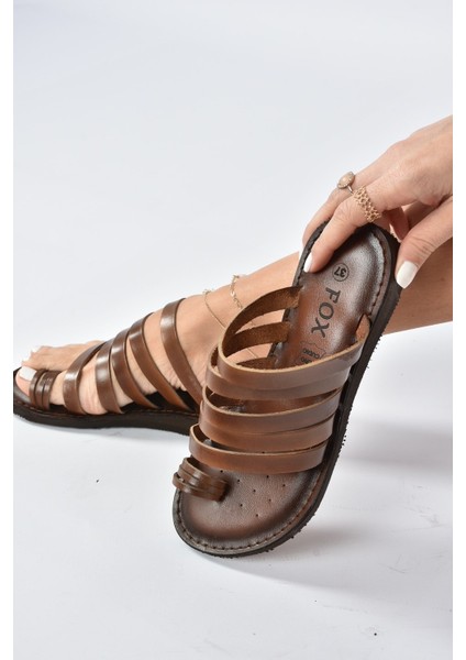Taba Hakiki Deri Kadın Sandalet K374680203 modelleri