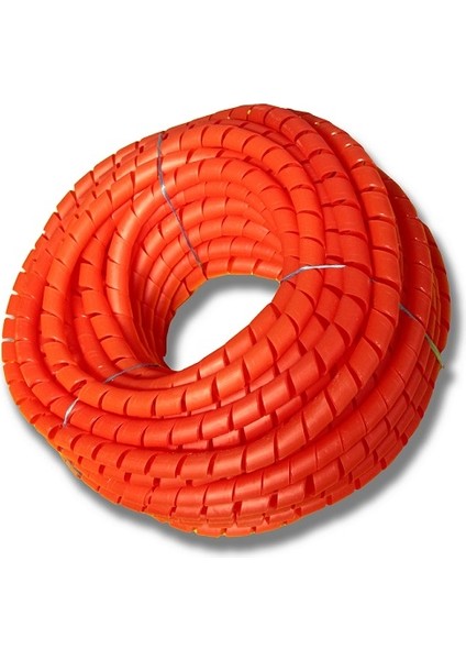 Kablo Sarıcı Koruyucu Spiral Kırmızı 10 mm X100 M