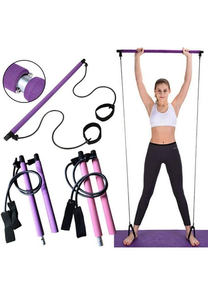 Pilates Studio Yoga/pilates Çubuğu Egzersiz Aleti Pilates Stick fırsatları