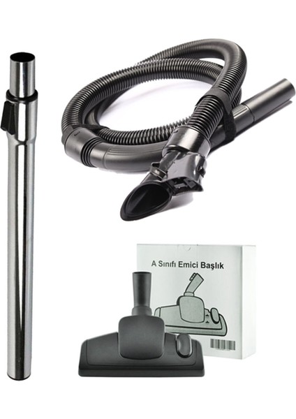 Philips Fc 9207 Marathon Süpürge Hortumu Emici Başlık Boru Seti (Siyah)