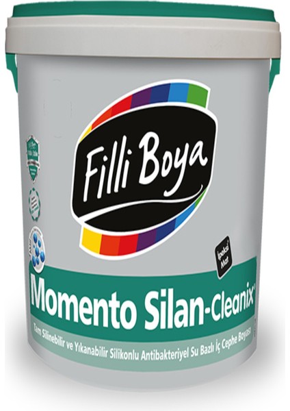 Momento Silan Cleanix Antibakteriyel Silikonlu Iç Cephe Boyası 15 Litre