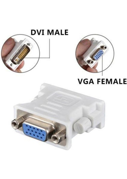 DVI (24+5) To VGA Dönüştürücü