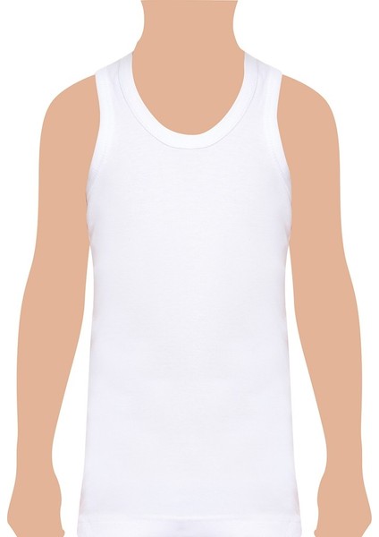 Tutku Erkek Çocuk 6'lı Paket Penye Atlet 0124