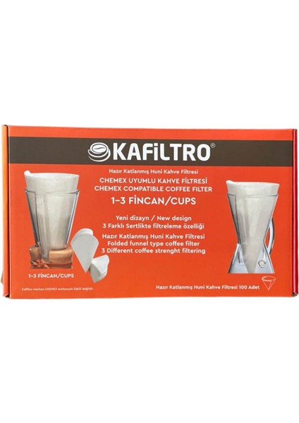 Chemex 1-3 Fincan Uyumlu Kahve Filtresi