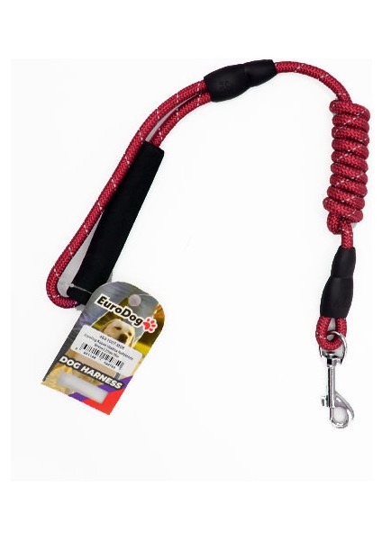 Köpek Uzatma Refelktörlü 8MMX120CM Kırmızı