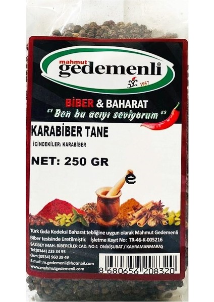 Karabiber Tane 250 gr