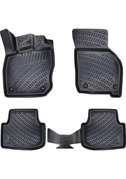 Seat Leon 2020 Sonrası 3D Havuzlu Paspas ( Otomatik Vites )