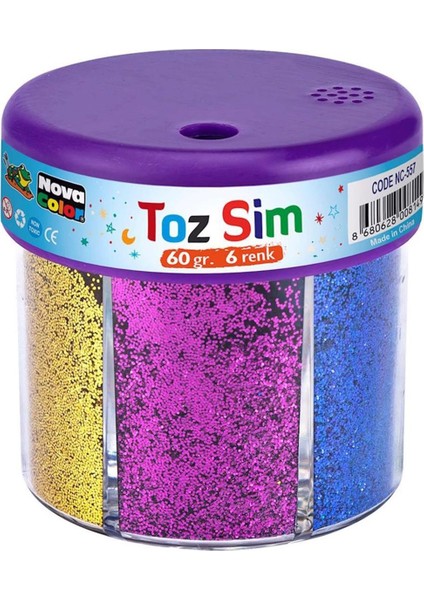NC-557 6 Renkli 60 Gr.toz Sim
