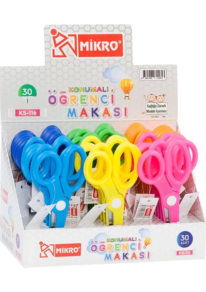 KS-116 Korumalı Öğrenci Makası