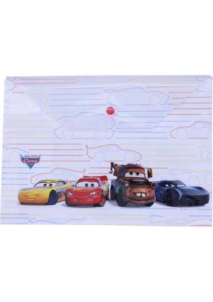 Cars Çıtçıtlı Plastik Dosya 120770-33