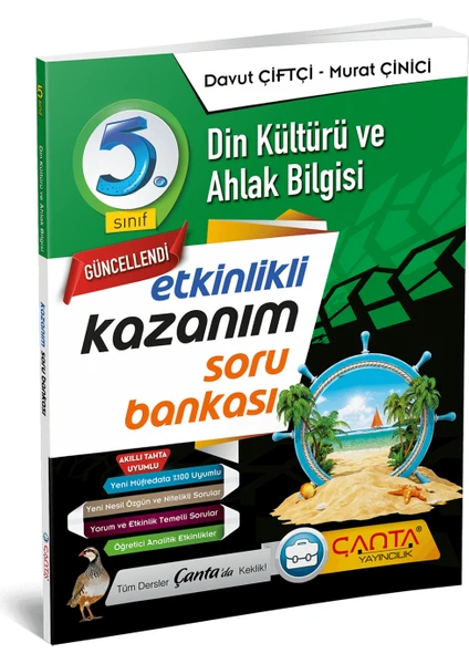 Çanta Yayınları 5.Sınıf Kazanım Din Kültürü ve Ahlak Bilgisi Soru Bankası