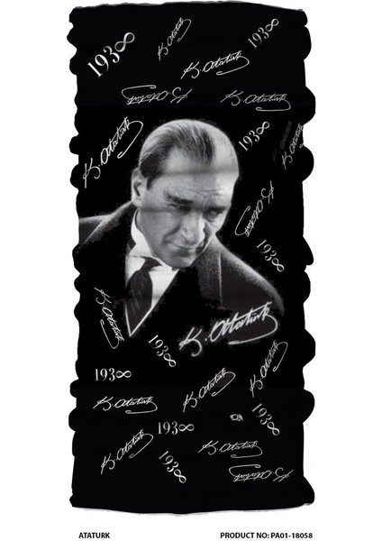 P&p Ataturk PA01-18058 Bandana