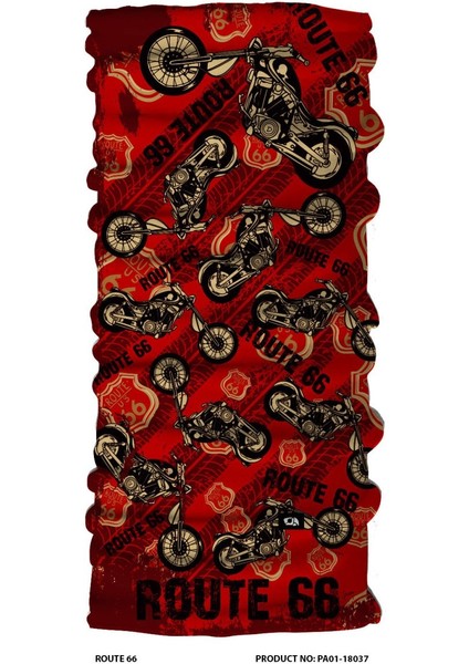 P&p Route 66 PA01-18037 Bandana