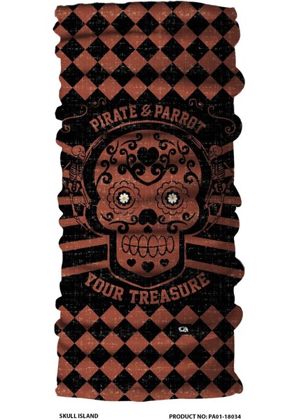 P&p Skull Island PA01-18034 Bandana