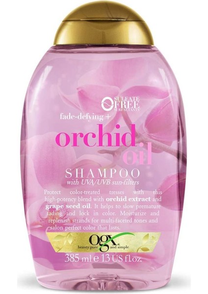 Orchid Oil Renk Koruyucu Şampuan 385 ml