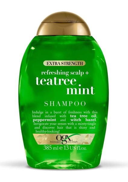 Ogxteatree Mint Refreshing Scalp Şampuan 385 ml