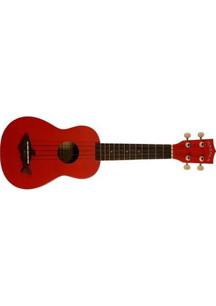 Shark Soprano Red Soprano Ukulele