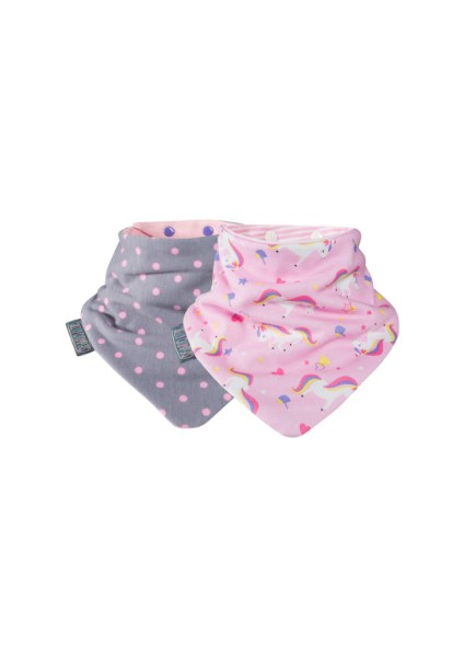 Cheeky Chompars Neckerbib Unicorn & Dots
