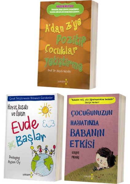 Hayat, Başarı ve Eğitim Evde Başlar Seti - 3 Kitap