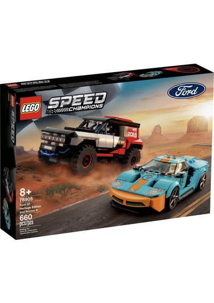 LEGO Speed Champions 76905 Ford Gt Heritage Edition And Bronco R