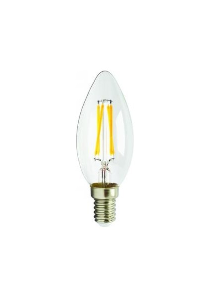 4 Watt Edison LED Düz Buji Ampul E-14 3200K Gün Işığı CT-4066