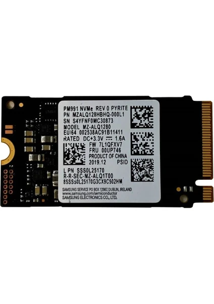 Mz-Alq128Hbhq NVMe 128GB 1000MB-1000MB M.2 SSD