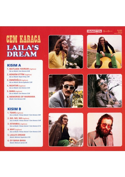 Cem Karaca Laila's Dream Plak