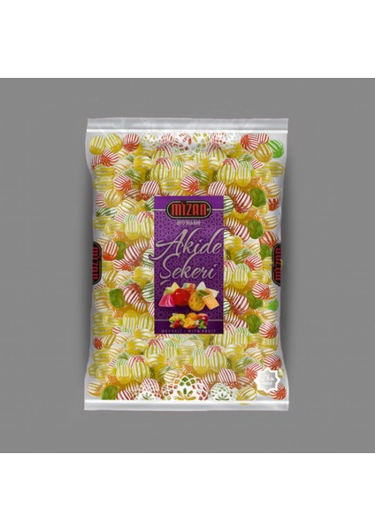 Mizan 400 gr Mini Çizgili Bonbon Akide Şekeri