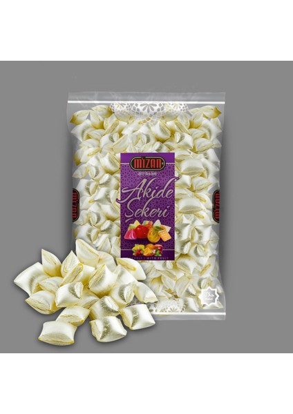 Mizan 400 gr Iri Beyaz Naneli Akide Şekeri fiyatları