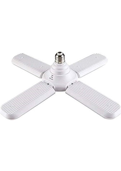 LED Ampul 45W 220V E27 Duylu Katlanabilir Üç Yapraklı Fan Blade LED Ampul Fan Blade LED Blub