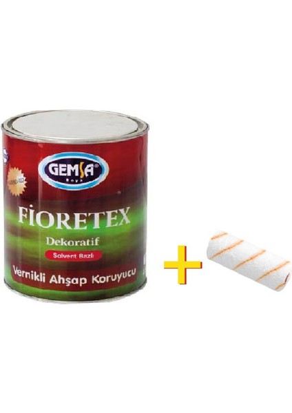 Gemsa Fioretex Vernikli Ahşap Koruyucu 0,750 gr ŞEFFAF