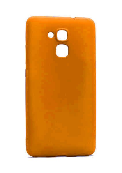 Huawei Honor GT3 Kılıf Klasik Mat Renkli Yumuşak Premier Silikon Turuncu