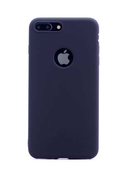 Apple iPhone 8 Kılıf Klasik Mat Renkli Yumuşak Premier Silikon Siyah