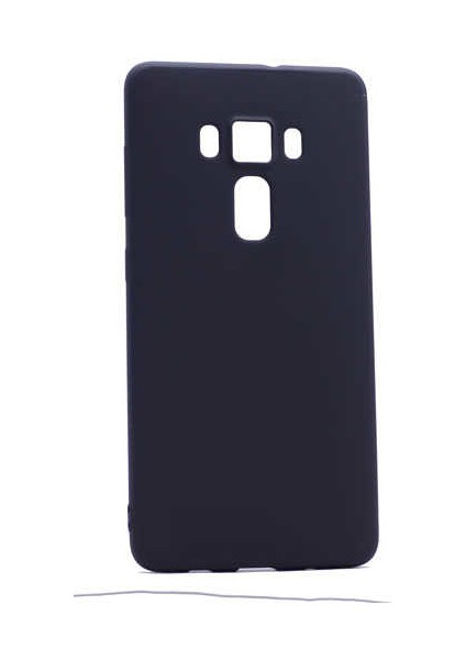 Case 4U Asus Zenfone 3 ZE552KL Kılıf Klasik Mat Renkli Yumuşak Premier Silikon Siyah