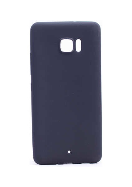 HTC U Ultra Kılıf Klasik Mat Renkli Yumuşak Premier Silikon Siyah