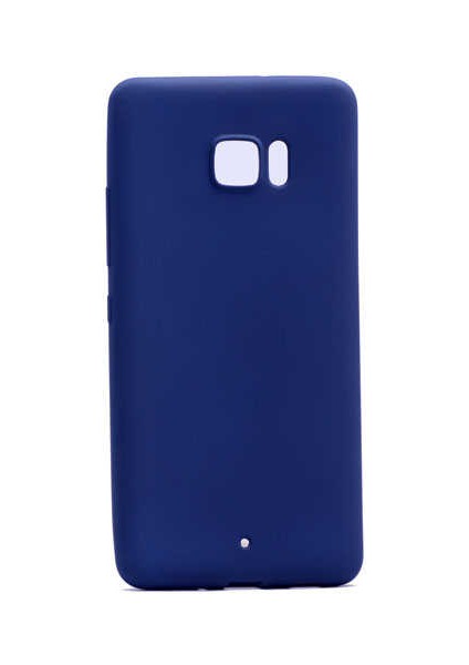 HTC U Ultra Kılıf Klasik Mat Renkli Yumuşak Premier Silikon Lacivert