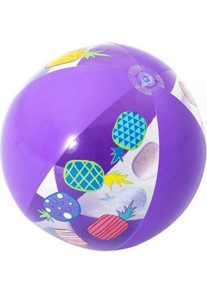31036 Şeffaf Desenli Deniz & Havuz Topu 51 Cm.