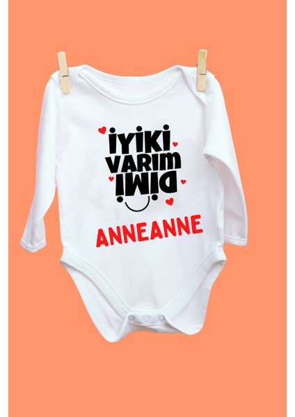 Iyi Ki Varım Dimi Anneanne Desenli