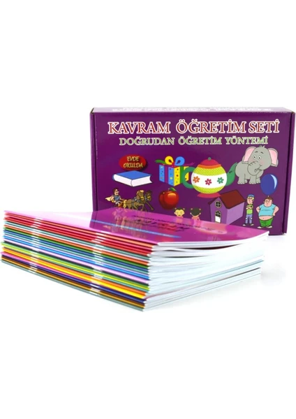 Yuka Kids Kavram Öğretim Seti - 25 Kitap Takım