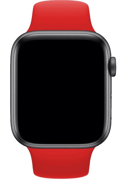 Apple Watch 1.2.3.4.5.6 Nesil Uyumlu 38 / 40 mm Uyumlu Spor Silikon Kordon