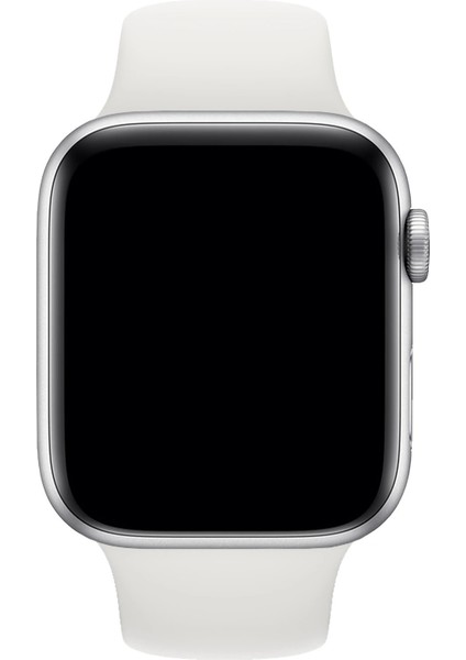 Apple Watch 1.2.3.4.5.6 Nesil Uyumlu 38 / 40 mm Uyumlu Spor Silikon Kordon