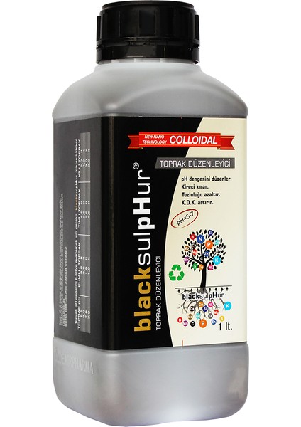 Özdemir Pharma Blacksulphur Toprak Düzenleyici 1 lt