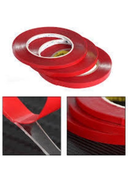 Akrilik Şeffaf Süper Güçlü Çift Taraflı Bant 20 mm x 5 M