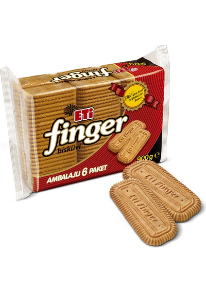 Finger Bisküvi 900 g x 5 Adet