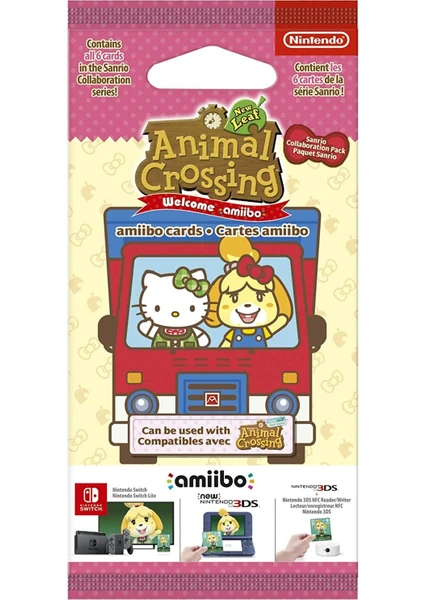 Animal Crossing Sanrio Amiibo Kart Set New Horizons