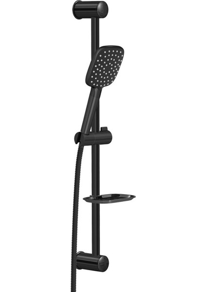 Aqua Jet Black Sliding Duş Seti Sürgülü